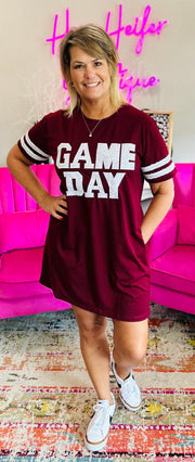 Game Day T-Shirt Dress - Hey Heifer Boutique
