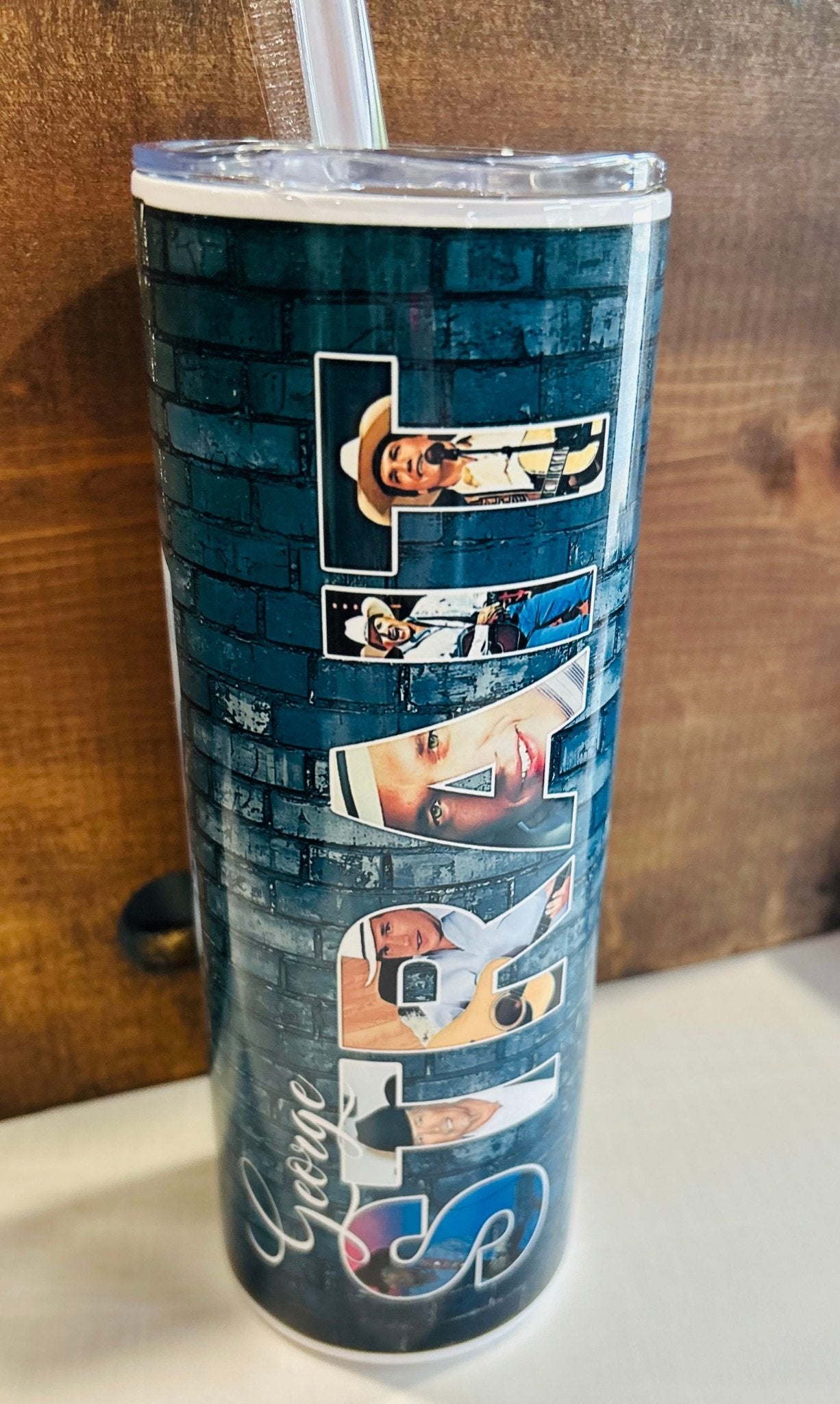 George Strait 20oz Tumbler - Hey Heifer Boutique