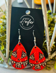 Halloween pumpkin earrings - Hey Heifer Boutique