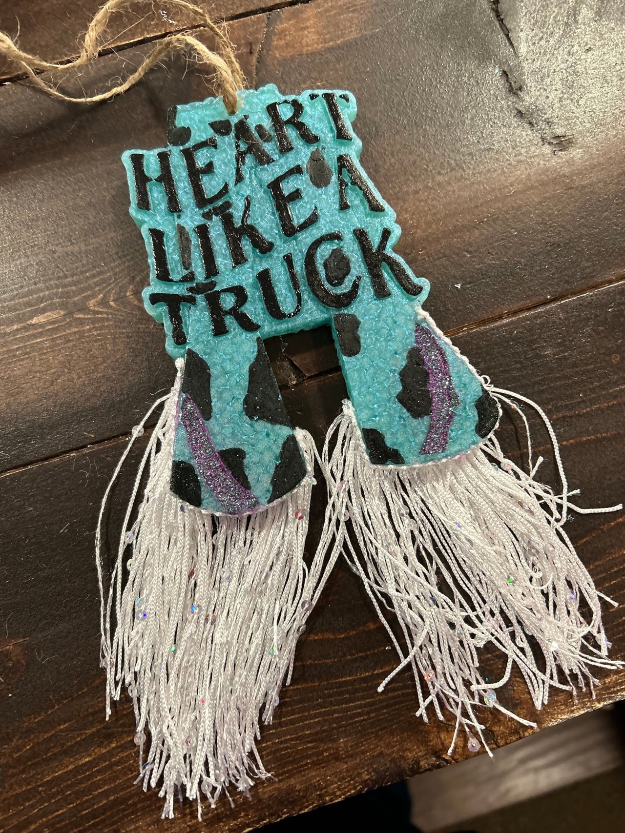 Heart Like A Truck Car Freshie (Birthday Cake) - Hey Heifer Boutique