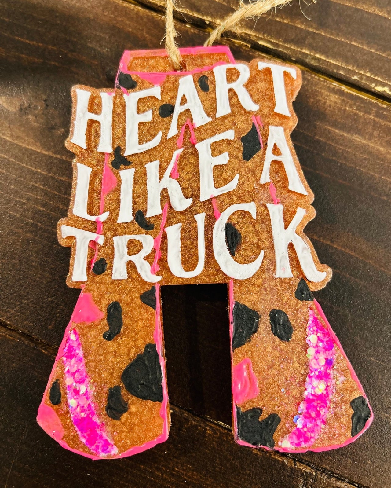 Heart Like A Truck Freshie (Black Ice) - Hey Heifer Boutique