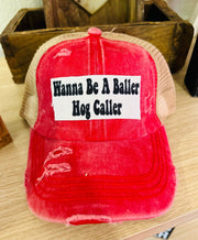 Hog Caller Ball Cap - Hey Heifer Boutique