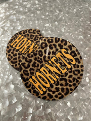 Hornets Car Coasters - Hey Heifer Boutique