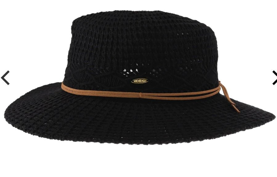 Knit Panama Hat - Hey Heifer Boutique
