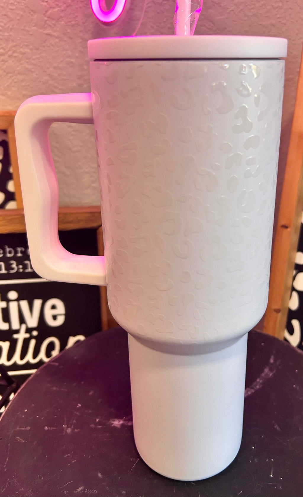 Leopard Spill Proof 40oz Tumbler - Hey Heifer Boutique