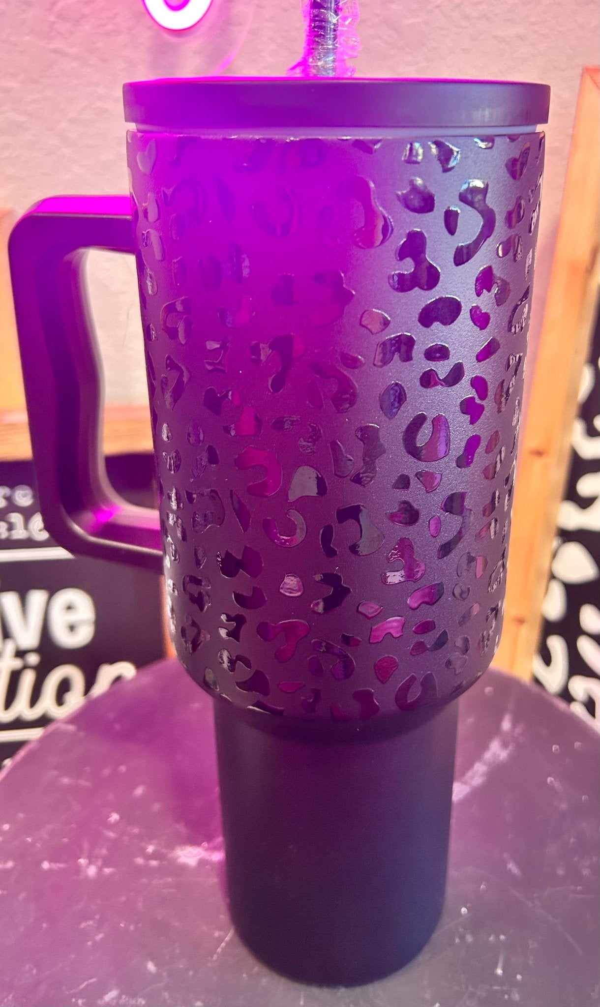 Leopard Spill Proof 40oz Tumbler - Hey Heifer Boutique