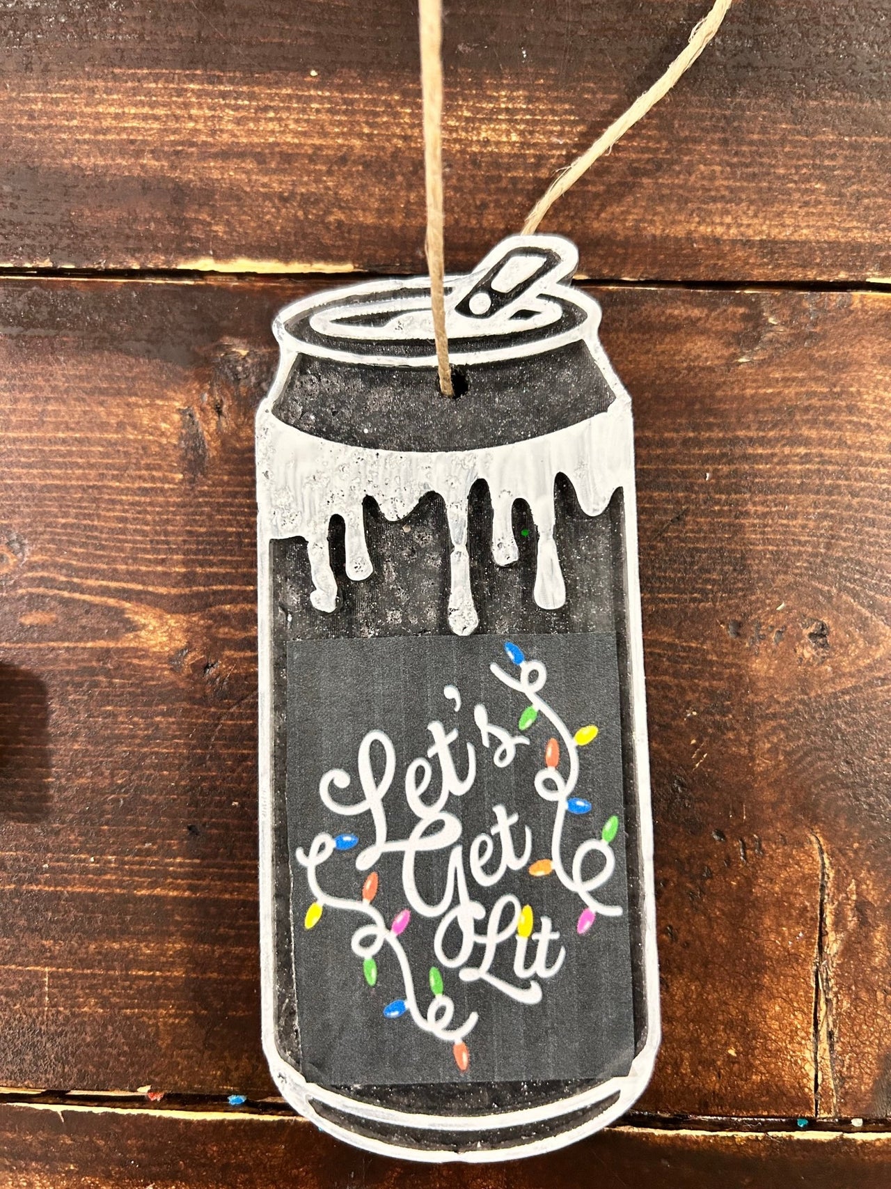 Let's Get Lit Car Freshie (Leather) - Hey Heifer Boutique