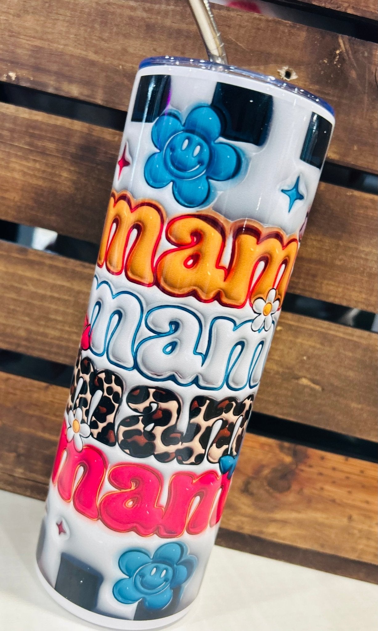 MAMA Puffed 20oz Tumbler - Hey Heifer Boutique