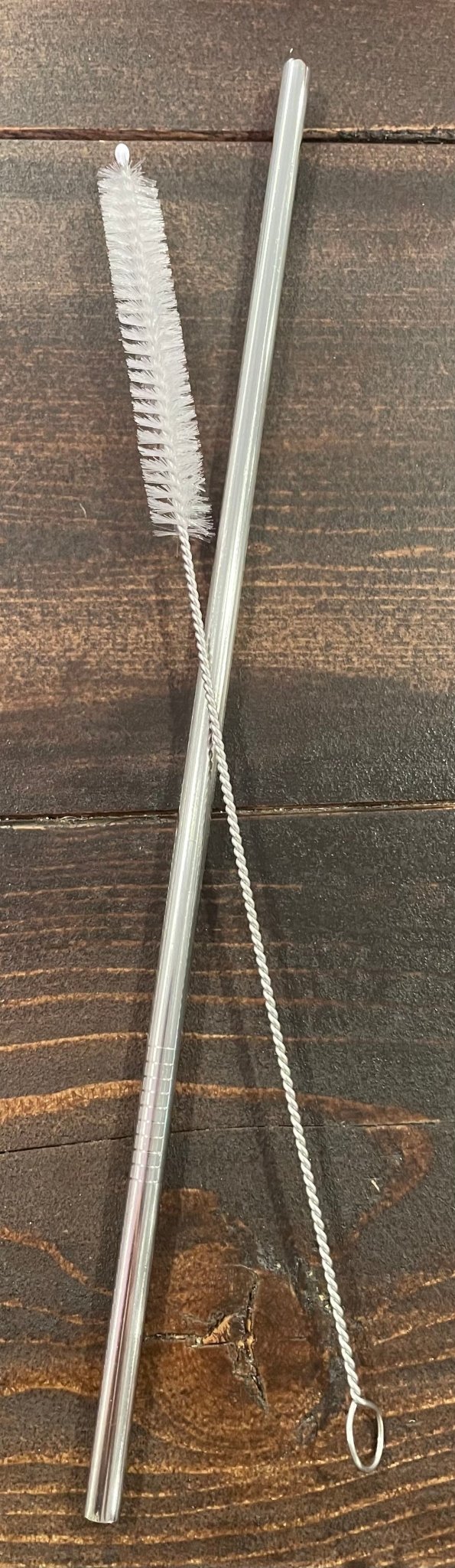 Metal Straw w/ Straw Cleaner Set - Hey Heifer Boutique