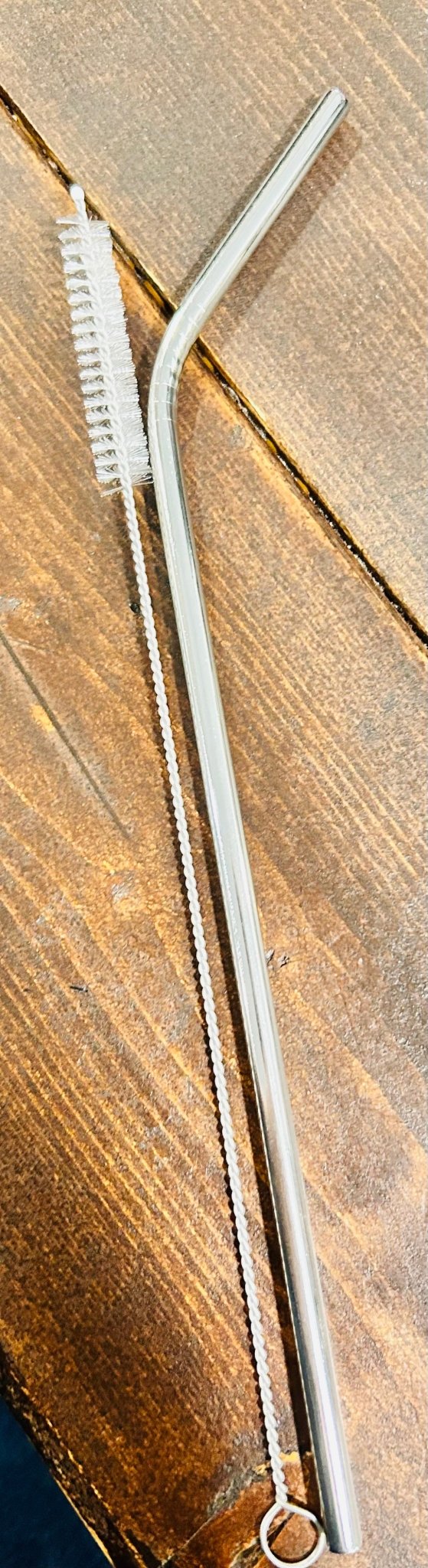 Metal Straw w/ Straw Cleaner Set - Hey Heifer Boutique