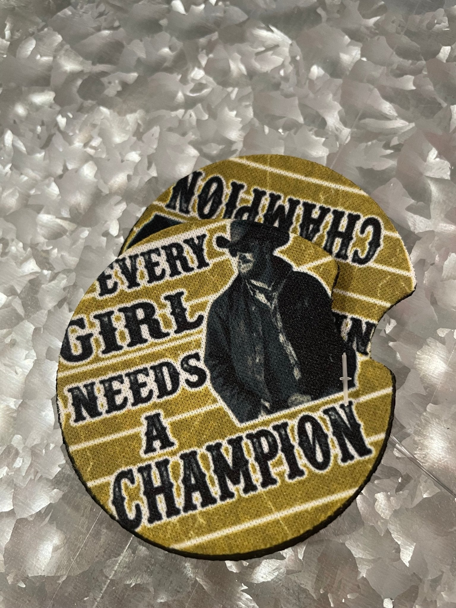 Needs A Champion Car Coaster Set (2) - Hey Heifer Boutique
