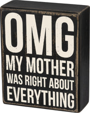 OMG My Mother Sign - Hey Heifer Boutique