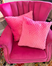 Pink Minky Pillow - Hey Heifer Boutique