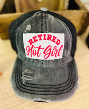 Retired Hot Girl Ball Cap - Hey Heifer Boutique
