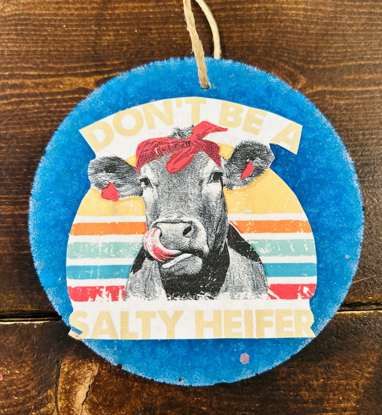 Salty Heifer Car Freshie (Fresh Linen) - Hey Heifer Boutique