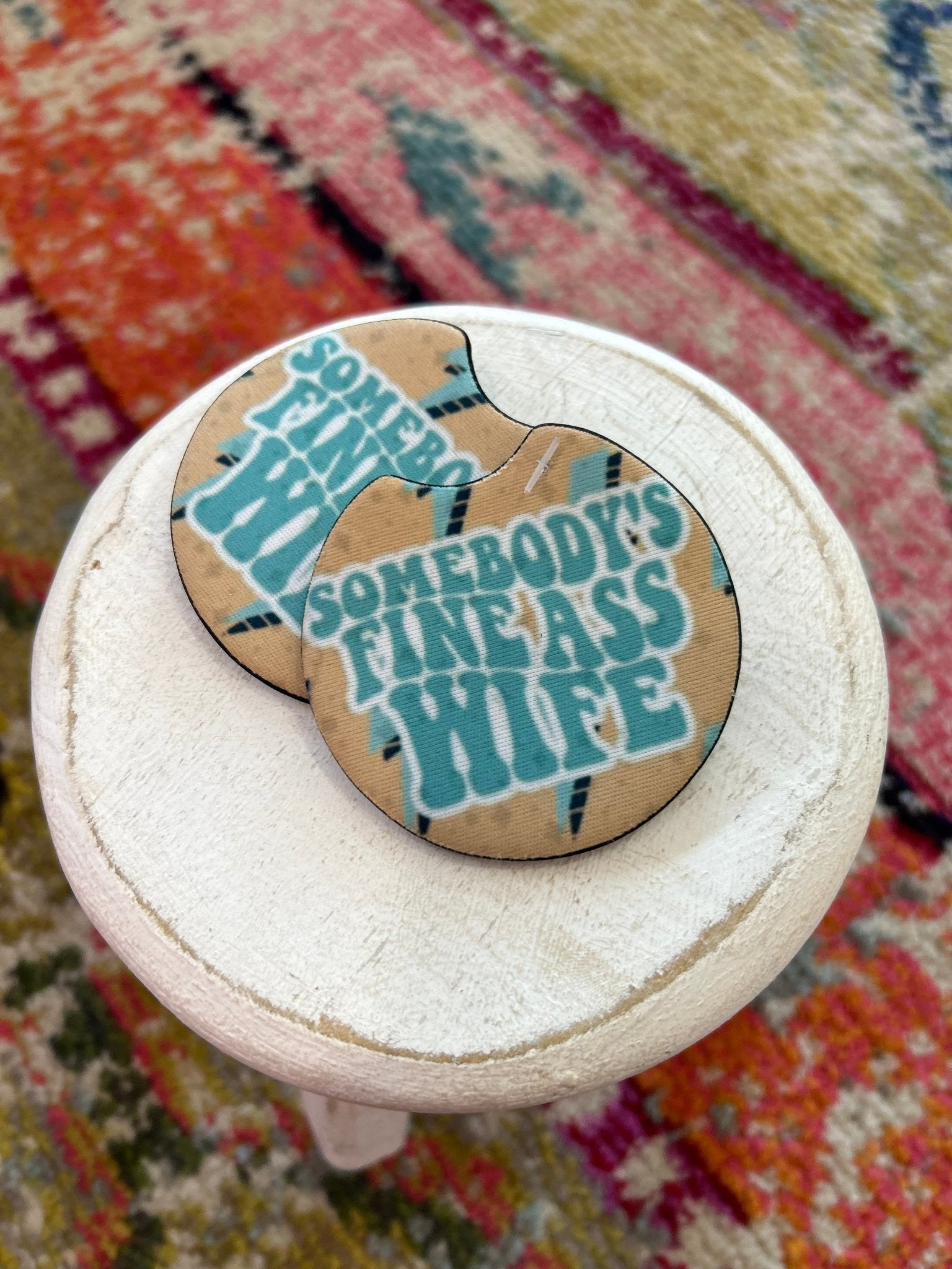 Somebody's wife Car Coaster Set (2) - Hey Heifer Boutique