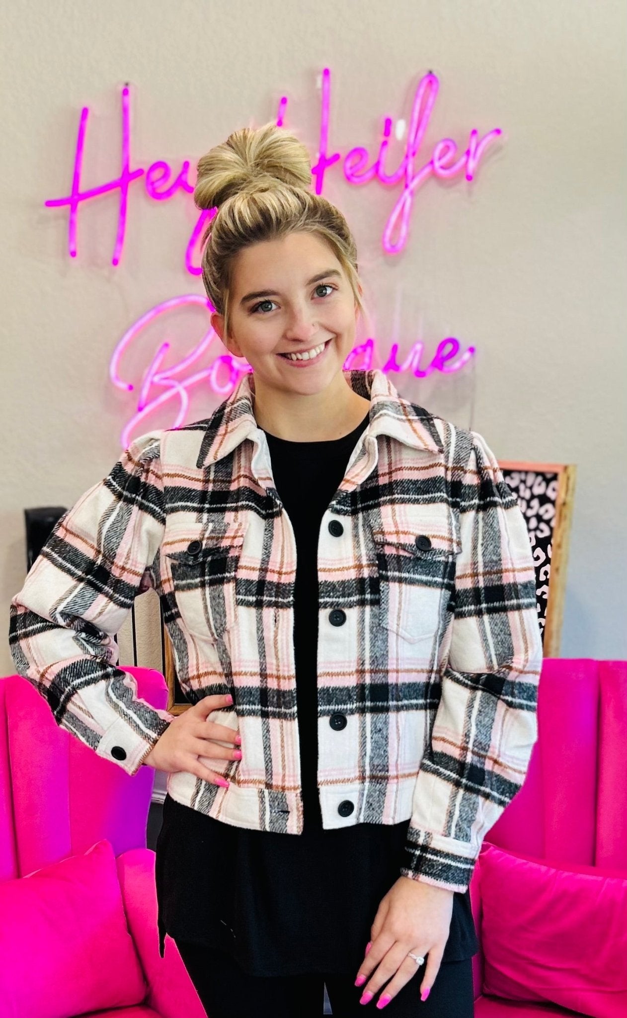 The Jordyn Flannel - Hey Heifer Boutique
