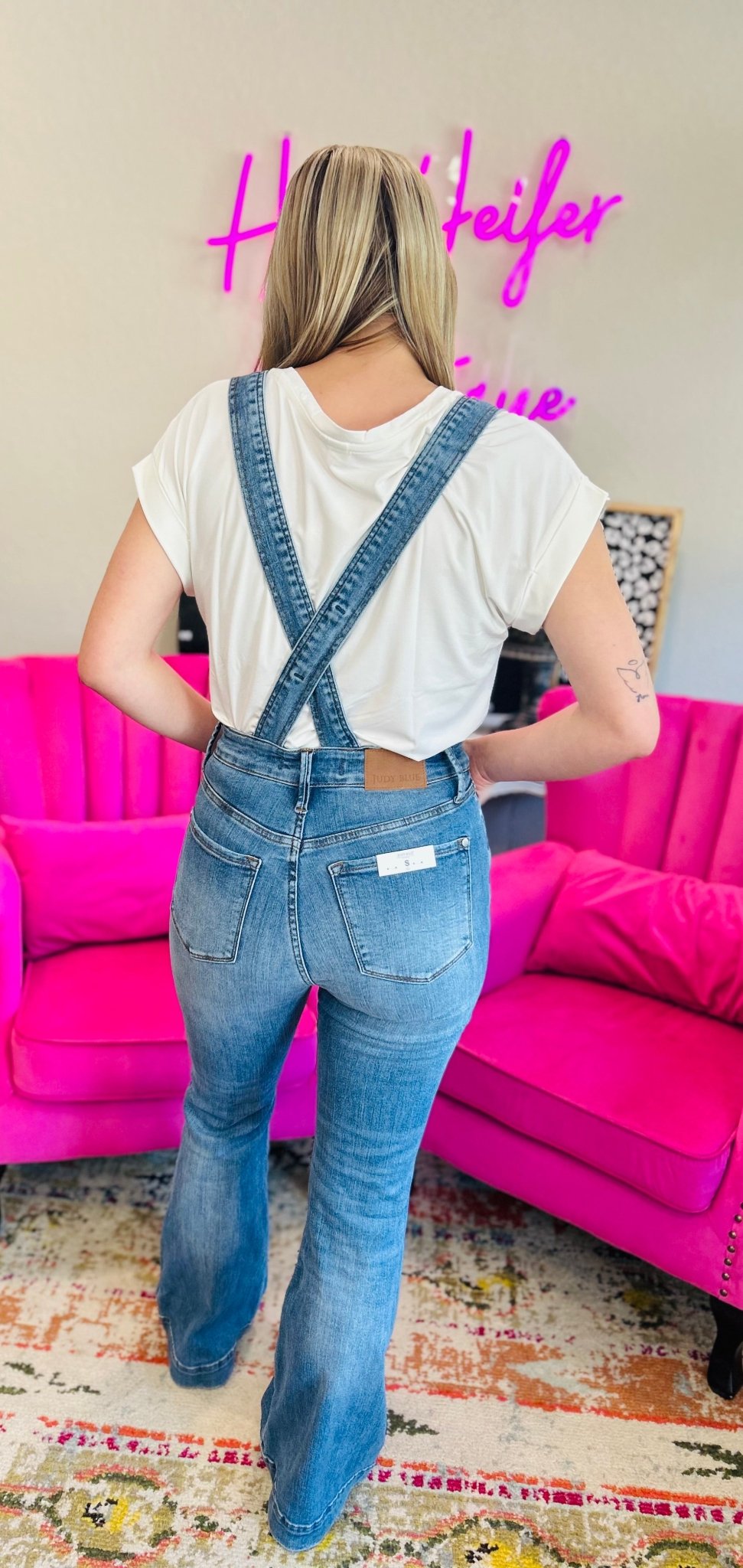 The Judy Flare Overalls - Hey Heifer Boutique