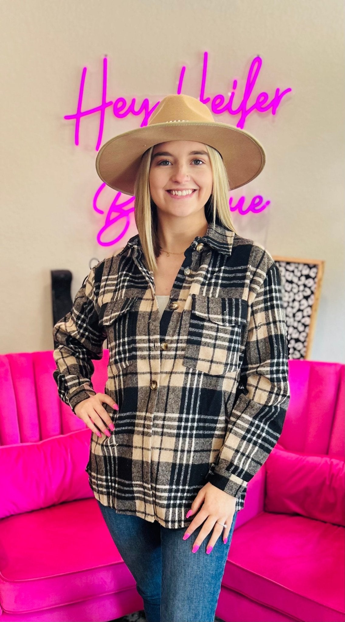 The Mae Shacket - Hey Heifer Boutique