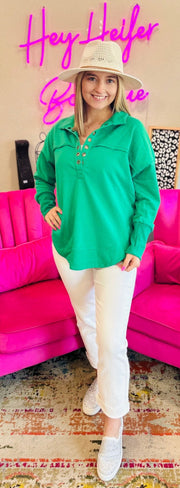The Mya Pullover - Hey Heifer Boutique
