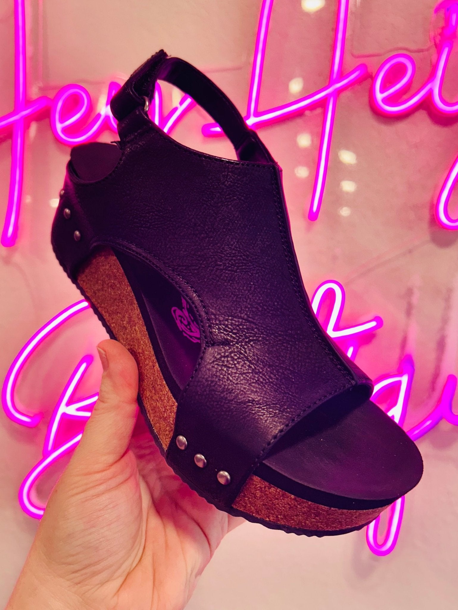The Reign Wedges - Hey Heifer Boutique