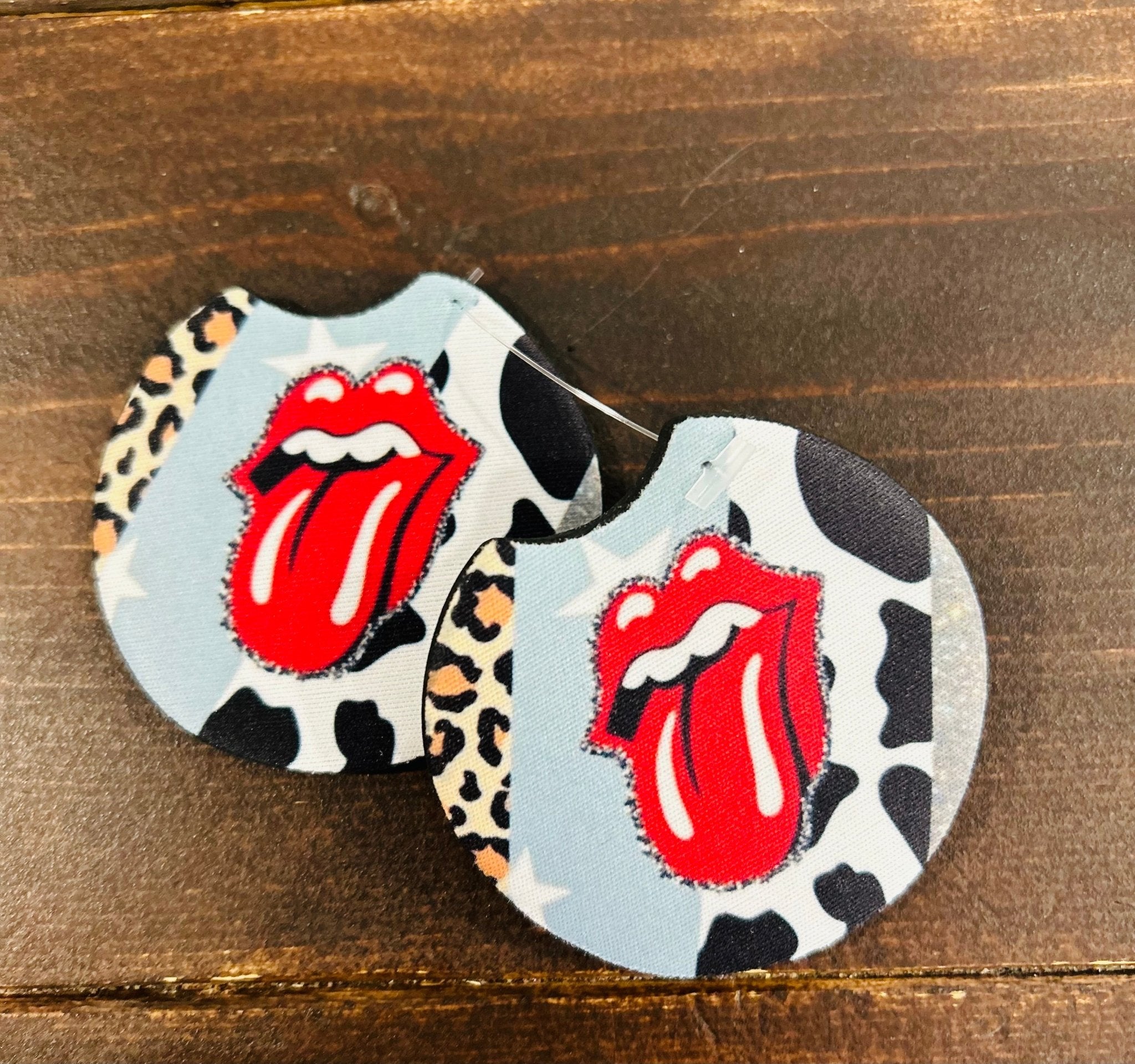 Tongue Car Coaster Set (2) - Hey Heifer Boutique